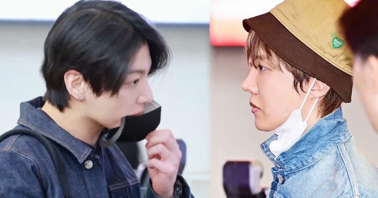 The Reason Jungkook and j-hope Appeared Together at the Airport Today Has Been Revealed