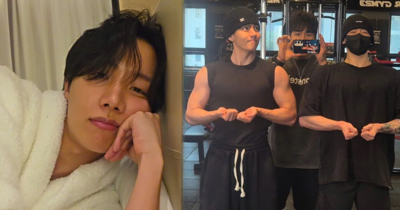 j-hope Makes Fans Jealous As He Reveals Witnessing Directly V & Jungkook's Bulk-Up Bodies In Military