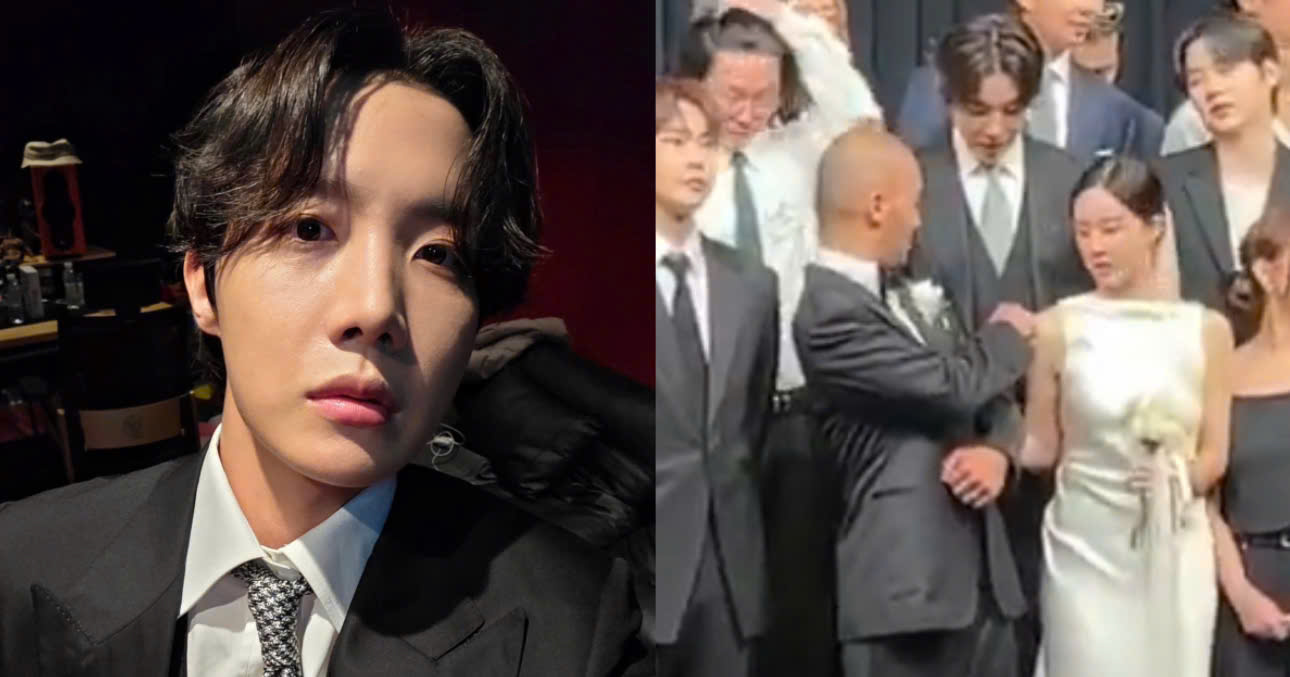 ARMYs Defend j-hope After He Was Criticized For His Recent “Skinship” With The Bride
