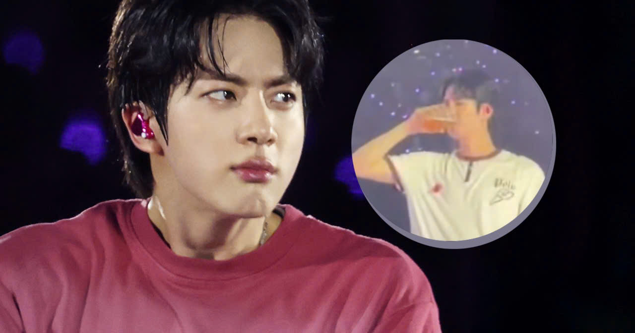 Jin Proves His Drinking Capacity on Stage for the First Time, Leaving BTS Members Shocked