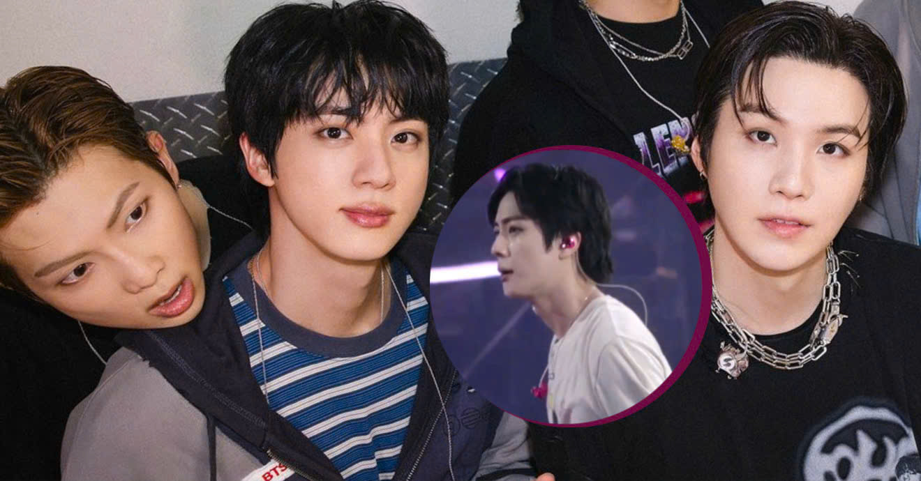 Jin’s Gesture After SUGA Made a Positioning Mistake on Stage at Today’s Concert Draws Attention