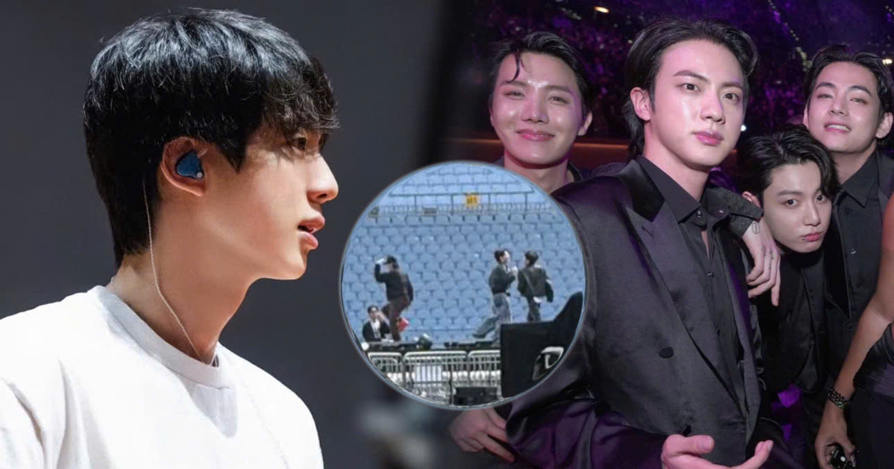 BTS Members Spotted At The Recent Rehearsal For Jin’s Encore Concert