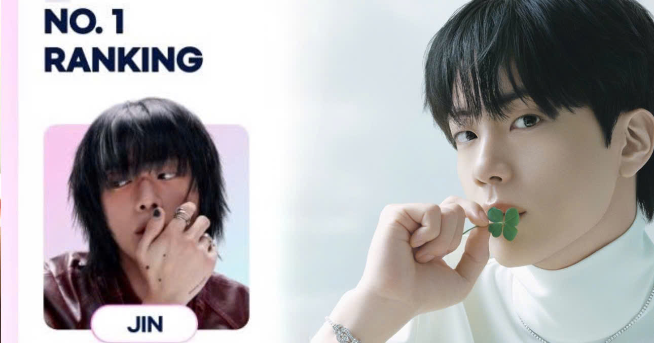 Jin Tops “My One Picks“ Rankings For 19 Consecutive Months
