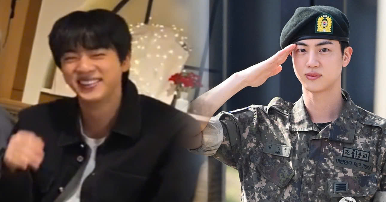 Jin Is So Sweet That Even A Male Idol In The Military Feels Overwhelmed