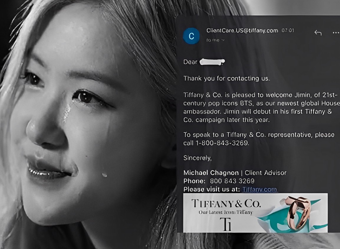 Blackpink's Rosé and BTS' Jimin star in new Tiffany & Co campaign