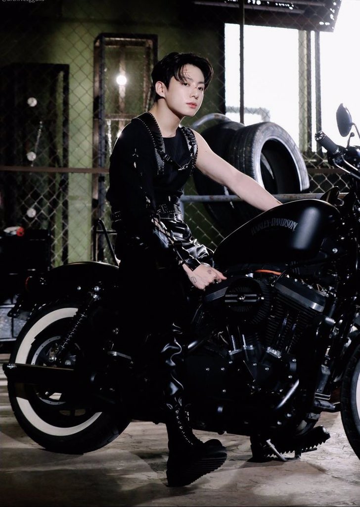 An ARMY Caught Jungkook Riding A Motorbike Near HYBE s Building