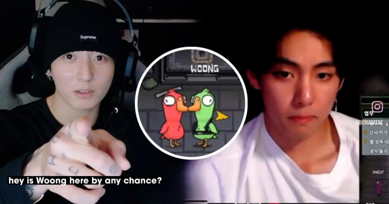 ARMYs Shocked After Discovering Woong’s Identity & The Explanation Behind The Kiss With V In Goose Goose Duck