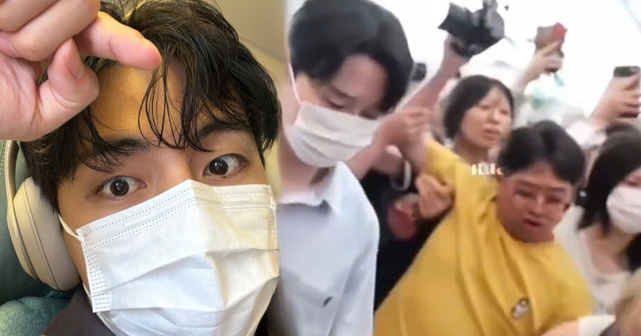 Horrifying Airport Chaos Makes V Speak Up Himself