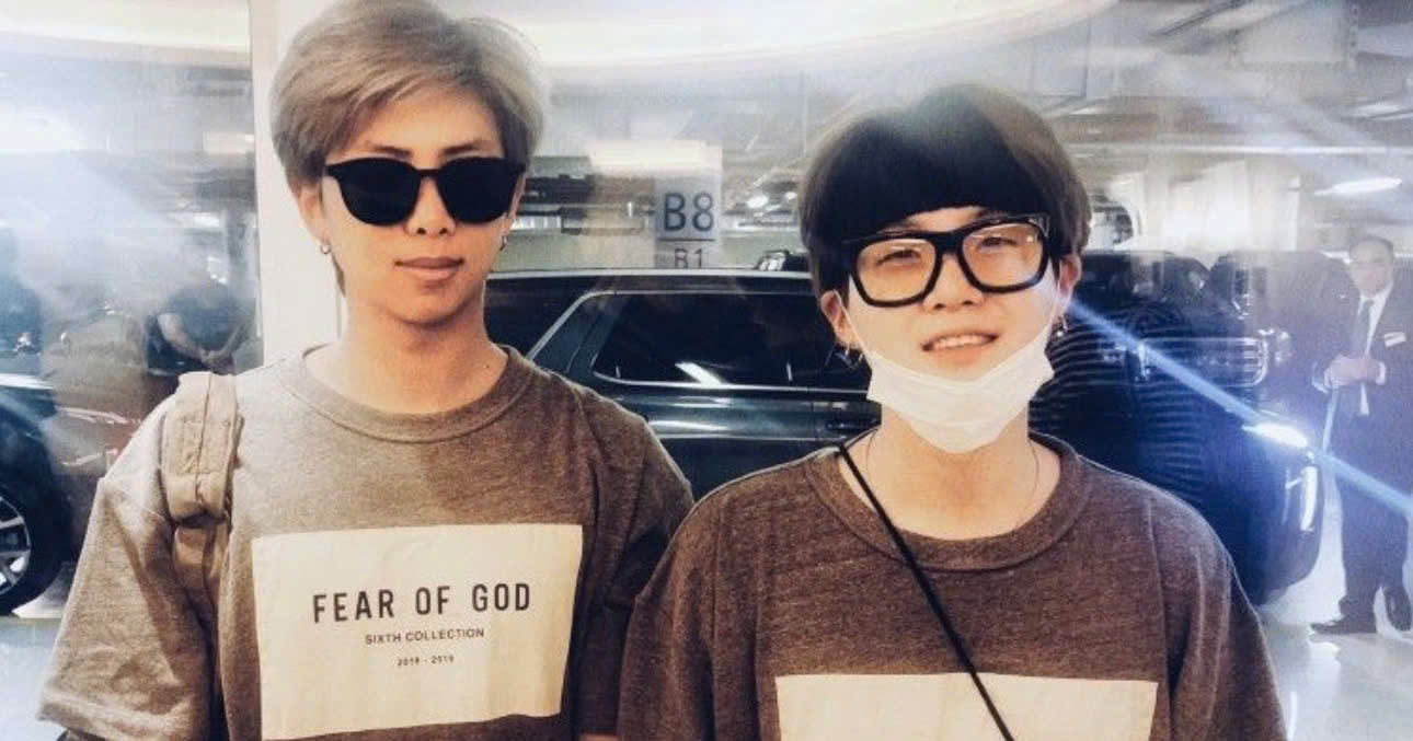 SUGA’s Curious Moment Over RM’s Item At The Airport Goes Viral