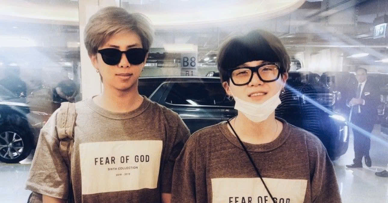 SUGA’s Curious Moment Over RM’s Item At The Airport Goes Viral