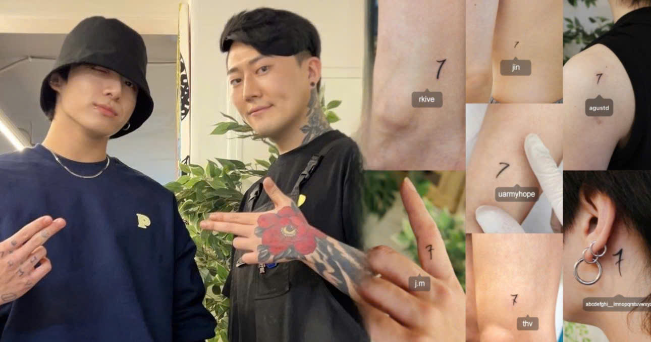 The Tattoo Artist Of BTS Tattooed 2 Members On His Arm With A Special Meaning