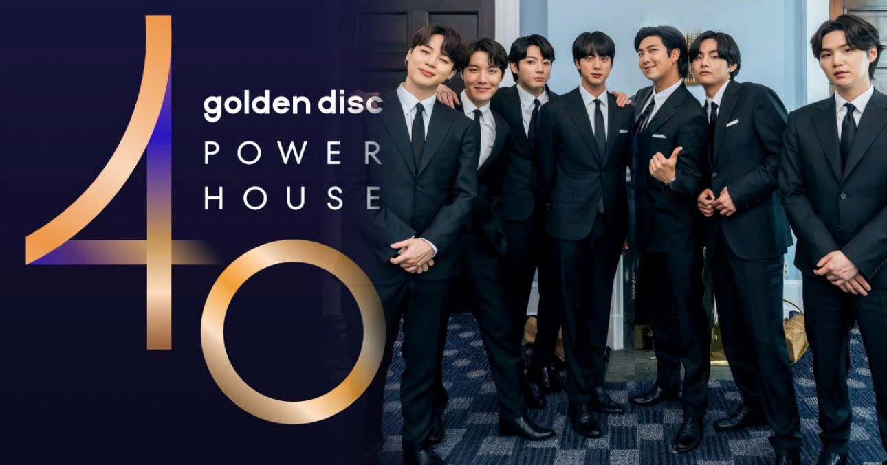 BTS Honored In Golden Disc’s “Powerhouse 40“ List Celebrating K-Pop’s Top Influencers