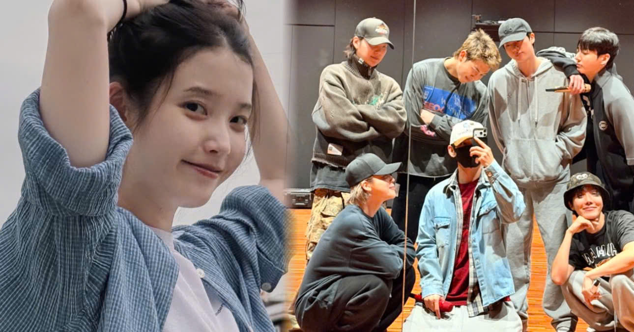 ARMYs Buzz With Excitement As IU Hints At A Possible Collaboration With Another BTS Member Beyond SUGA & V