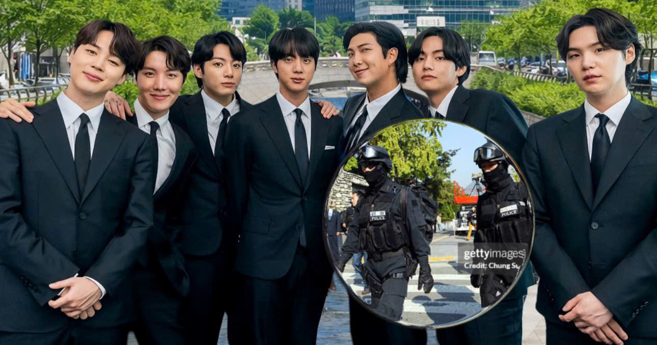 Seoul Police Deploy Special Task Force As The Crowd At Gwanghwamun Concert Grows Out Of Control