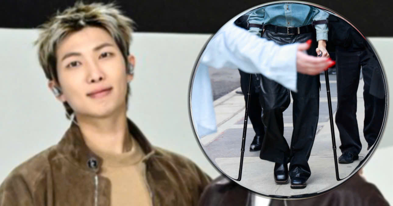 RM’s Leg Injury Flares Up Following The Tonight Show Stage, Leaving Fans Heartbroken