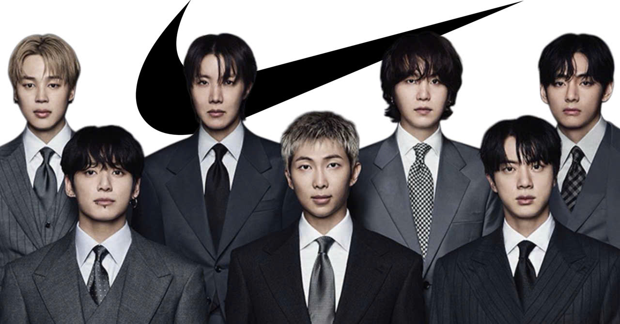 Nike Sparks Wild Excitement Among ARMYs By Changing Its Logo For BTS In New Collaboration