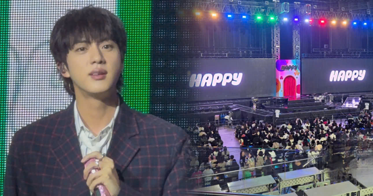 ARMYs Feel Sorry For Jin At The “Happy“ Showcase Today