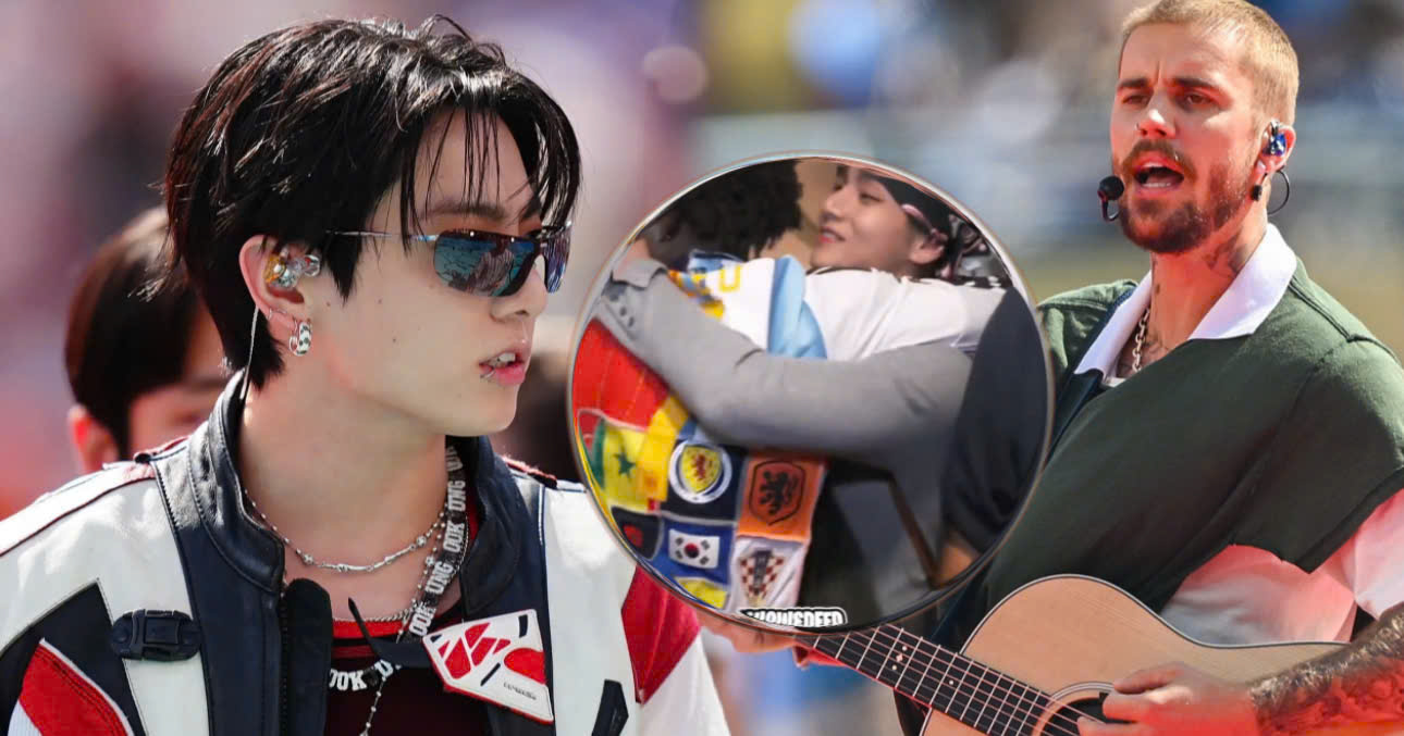 BTS’s Intimate Moments With Justin Bieber and a Famous Streamer at the FIFA World Cup Steal the Spotlight