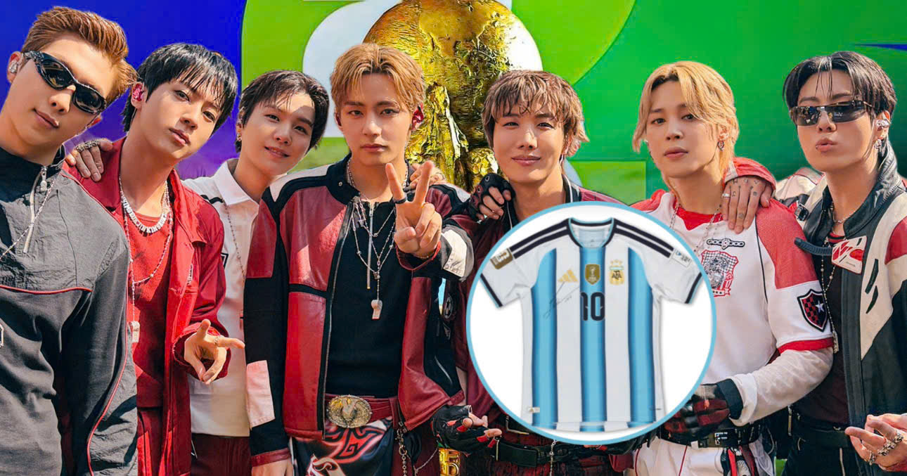 A Single BTS Member's Shirt Unexpectedly Outbids Messi’s At A Prestigious Charity Auction