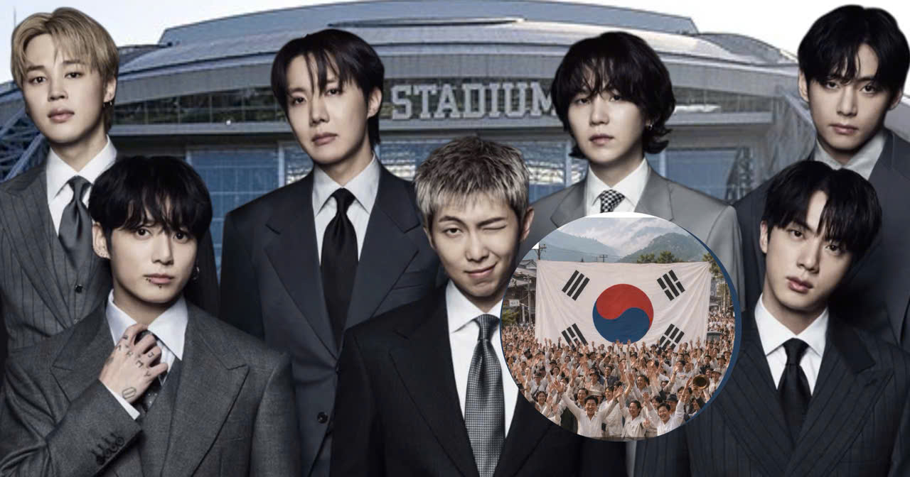 BTS Members Come Together for a Special Gesture Honoring Korea’s Liberation Day at Arlington Concert