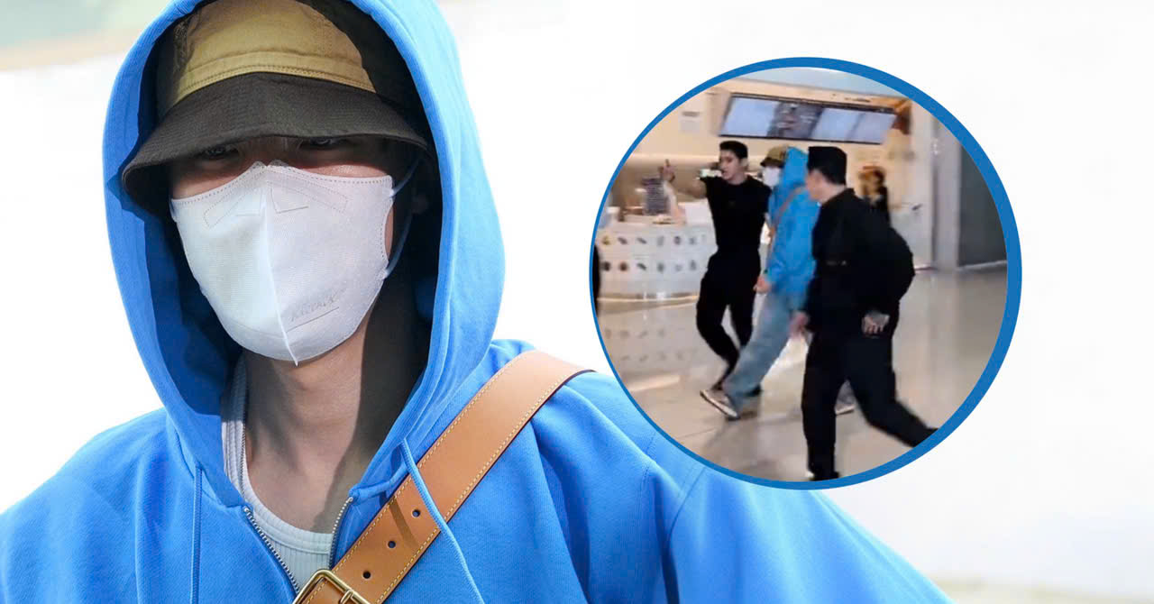 The Reason j-hope Rushed Off Alone at the Airport Today Has Fans Cracking Up
