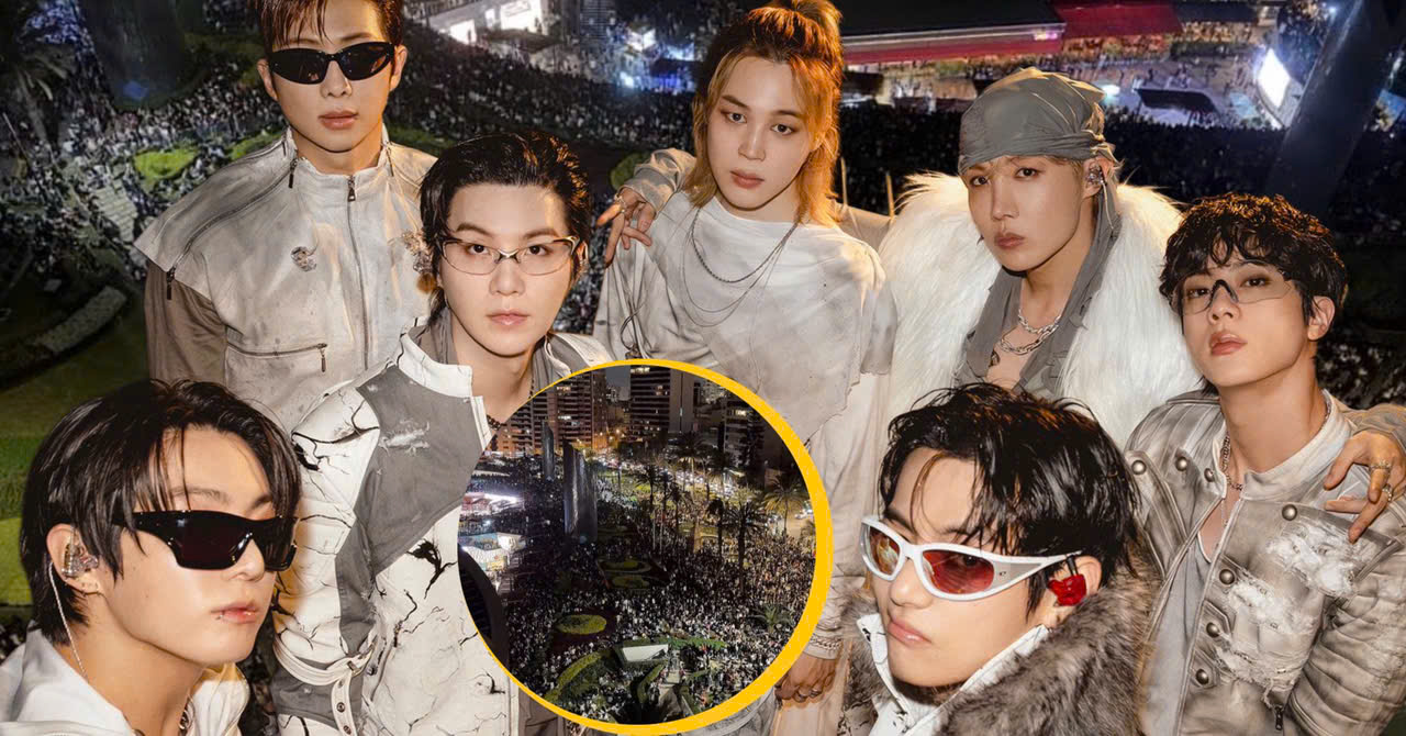 Despite RM’s Plea, a Crowd of Over 10,000 People Still Causes Chaos Outside BTS’ Hotel