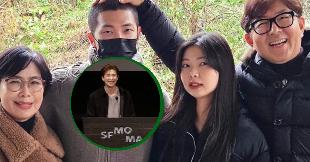 RM’s Family Proudly Shares Their Presence at His SFMOMA Exhibition, Drawing Attention