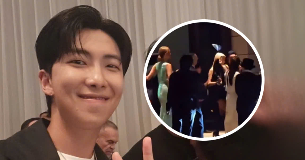 RM’s Gentlemanly Gesture Of Holding A Beauty Queen’s Waist At A Party Drives Fans Wild