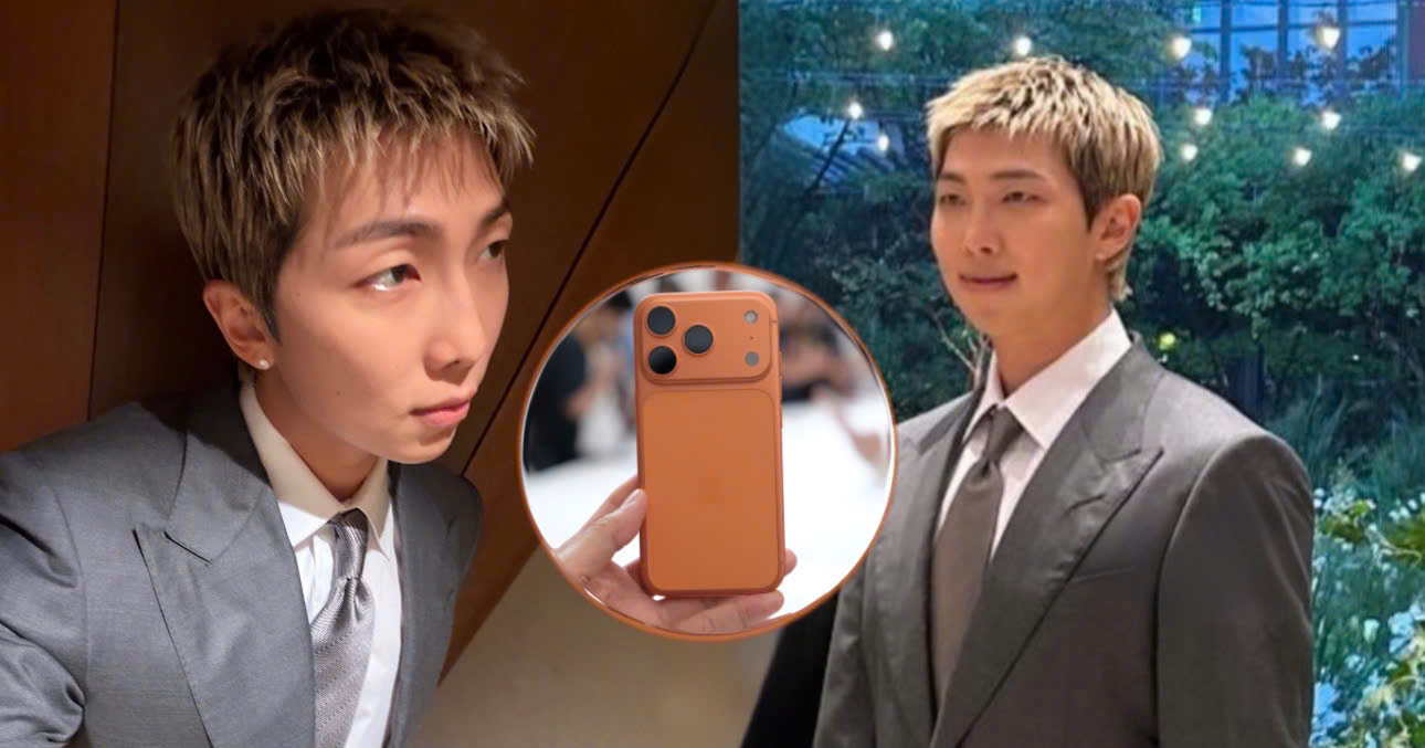 RM Spotted Using An iPhone 17 Pro Max After Accidentally Revealing It At The Recent Wedding
