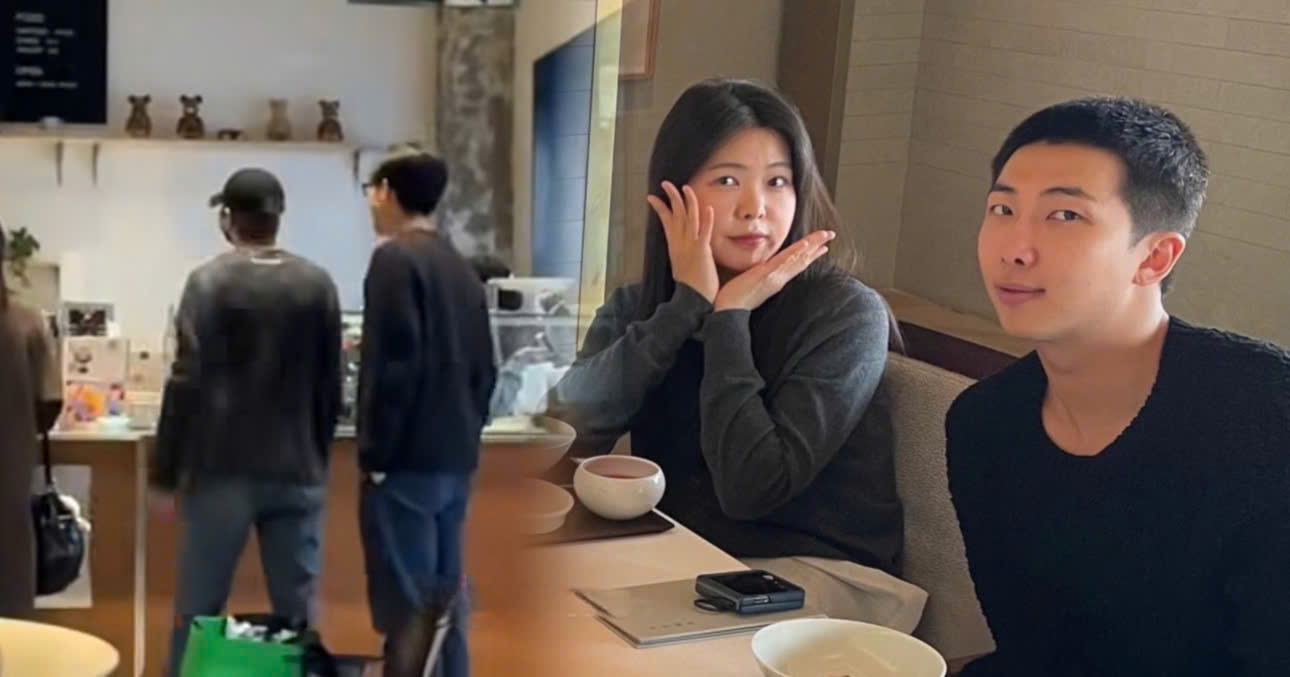 Some ARMYs Ran Into RM At His Sister’s Café Recently And Even Got Autograph From Him