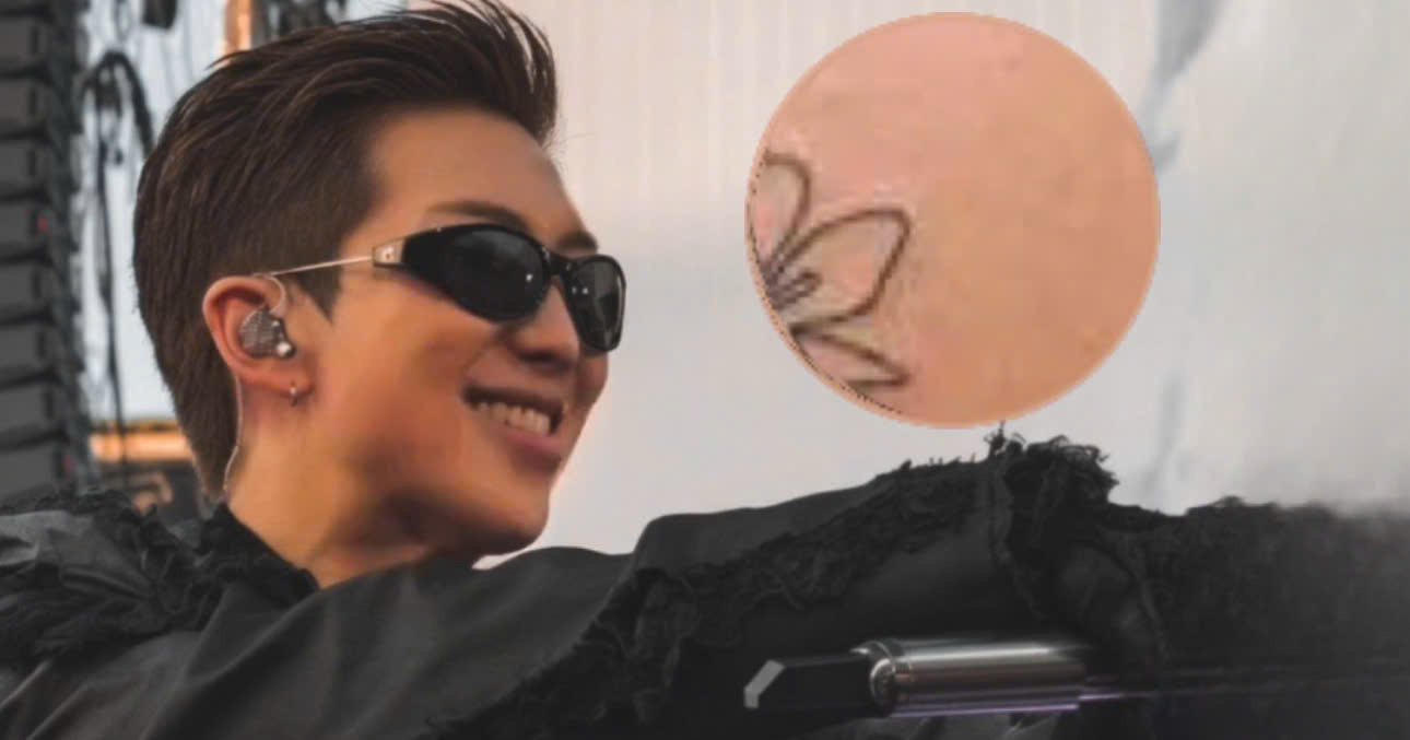 RM Sparks Internet Frenzy By Revealing A New Back Tattoo At Brussels Concert