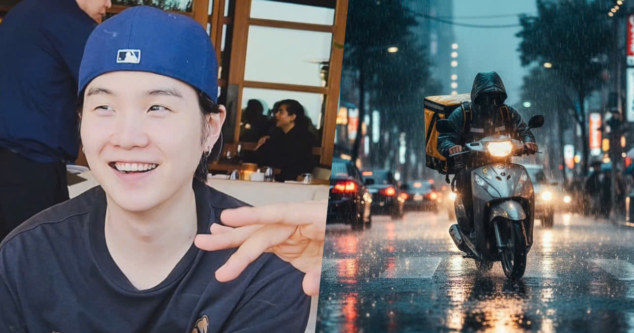 Delivery Worker Swears To Remember SUGA Forever Because Of The Unexpected Request In His Message