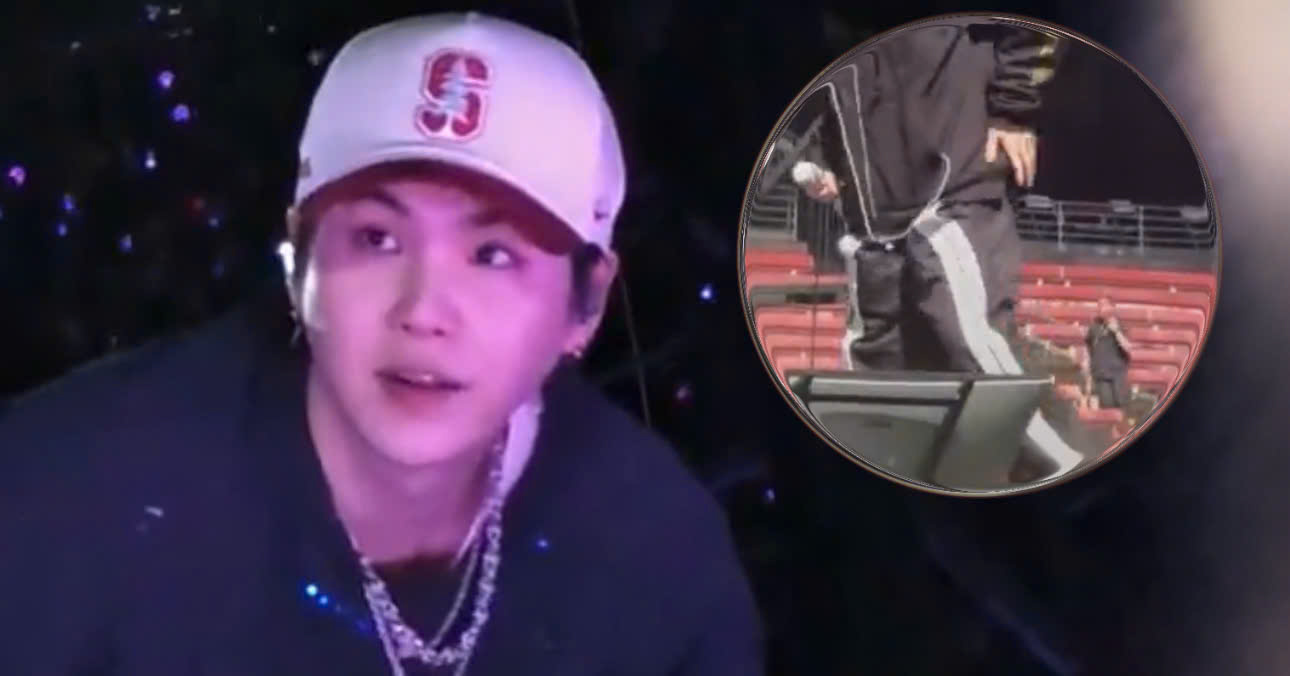ARMYs Heartbroken After Discovering SUGA Was Leg-Injured During Today's Concert