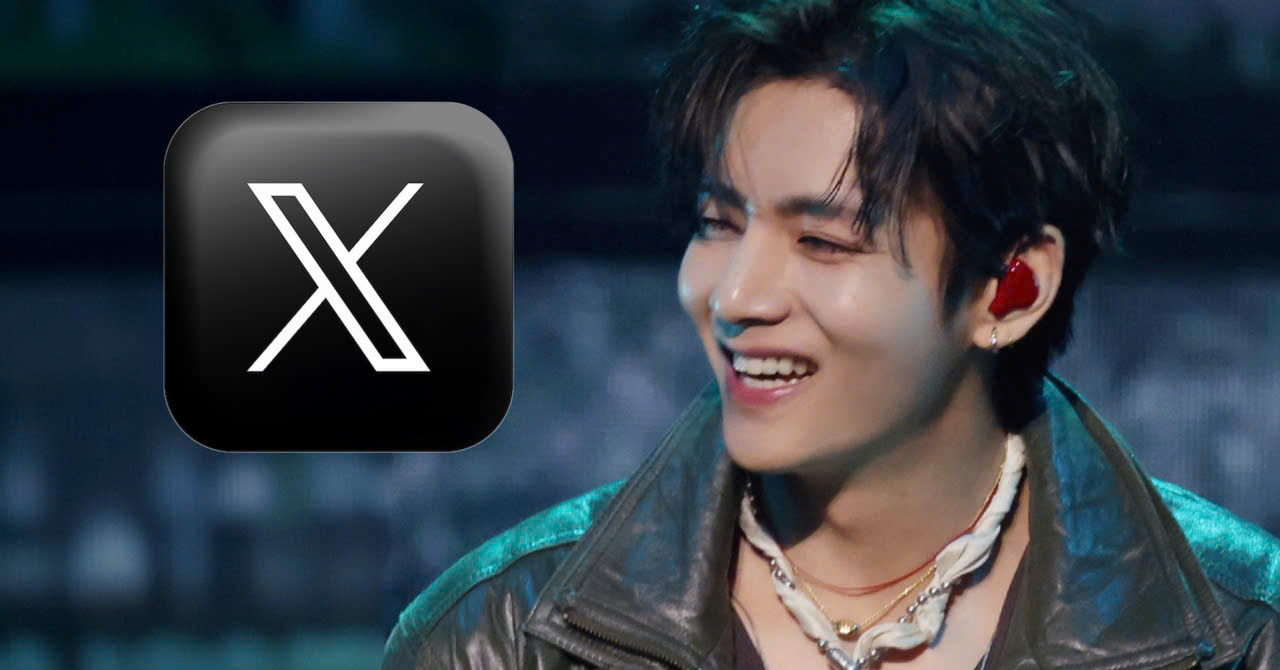V Unexpectedly Caught Using X Account to Interact With Fans