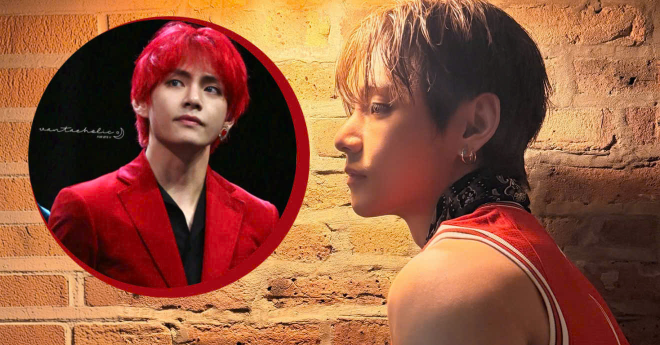 V Reveals the Important Reason Why He Often Has to Wear Red