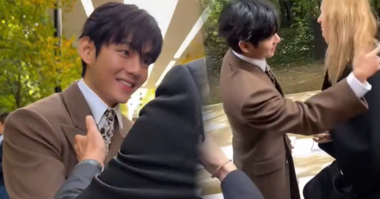 Gentlemanliness Of V Toward The Women At CELINE Fashion Show Quickly Goes Viral