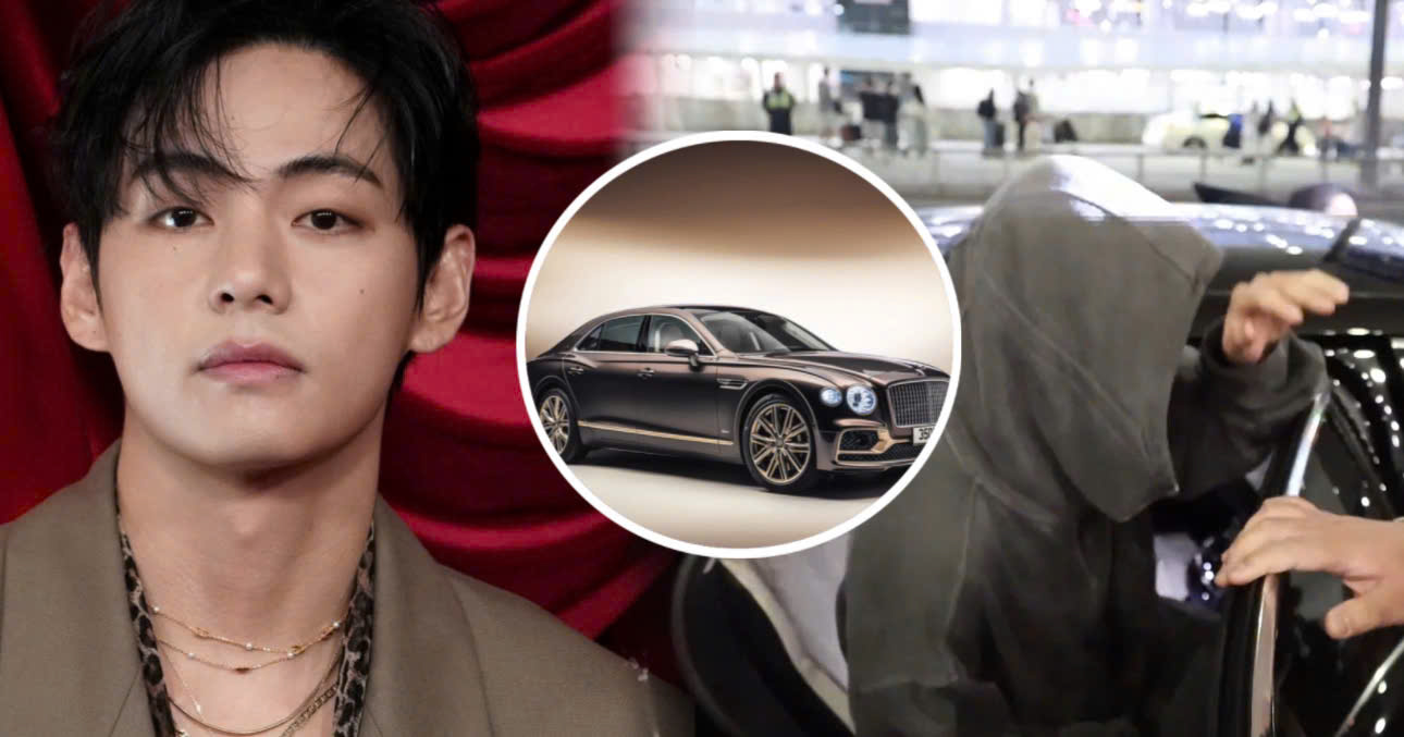 Does V Really Buy A Bentley? His Appearance Next To This Luxury Car Draws Major Attention