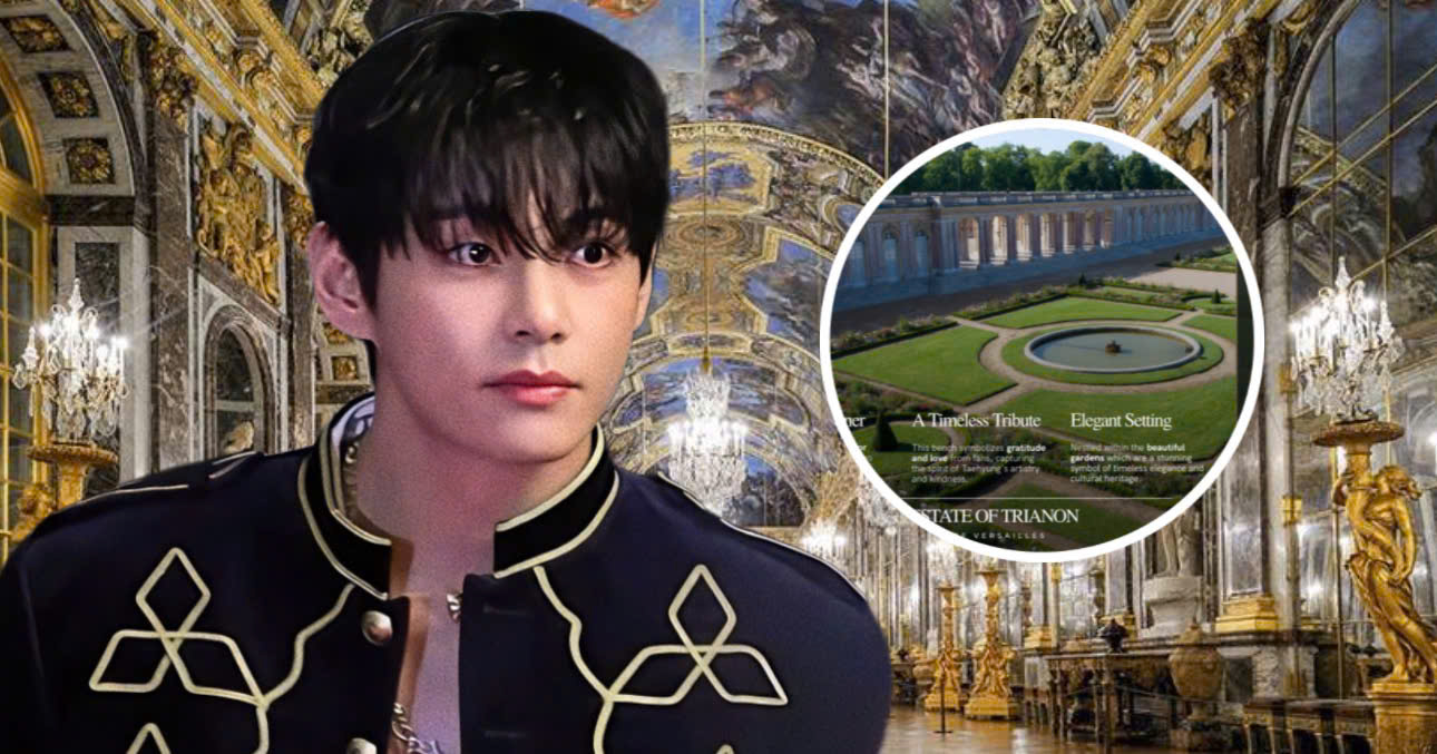 V Causes A Stir As He Owns A Part Of The Palace Of Versailles, The Former Residence Of French Kings