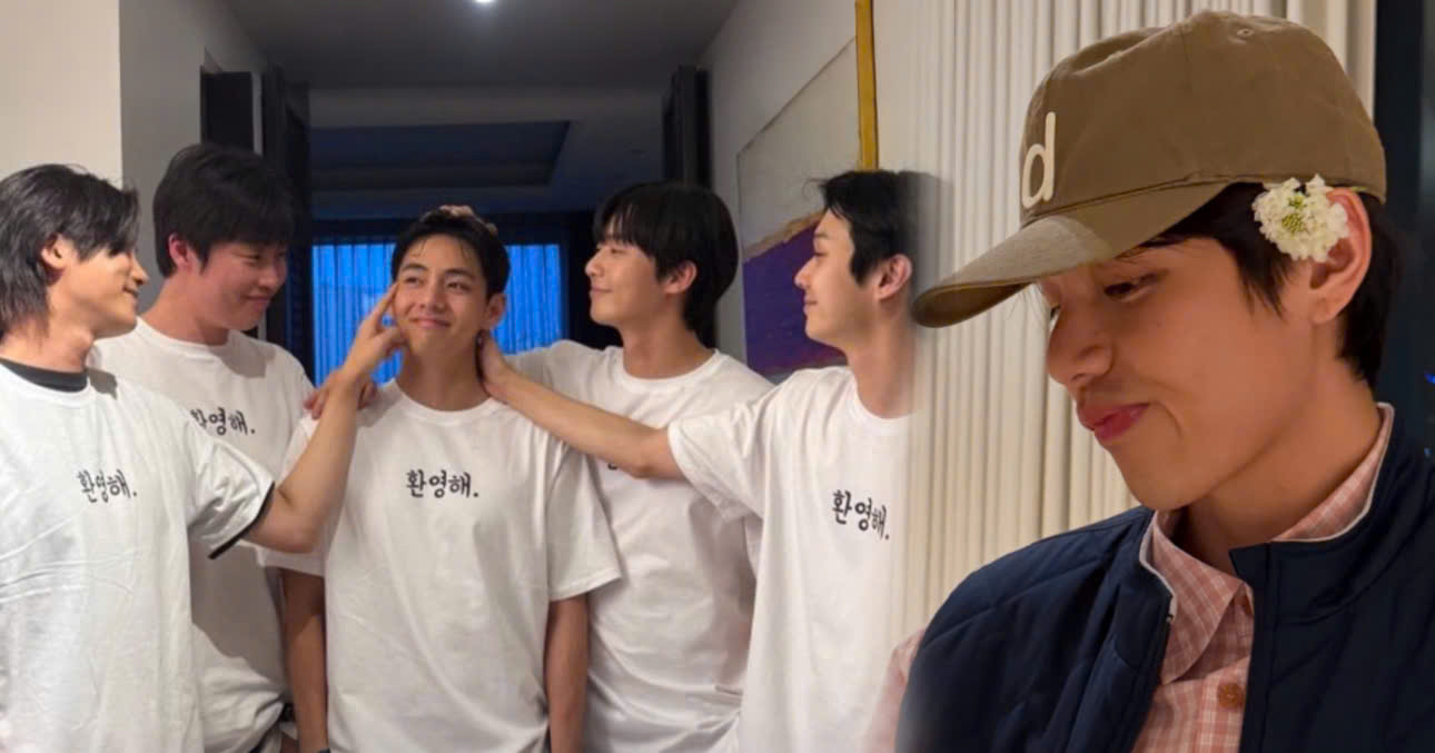 V’s Latest Post Touches Fans' Hearts With The Heartwarming Bond Of Wooga Squad